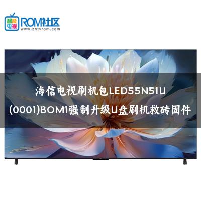 海信电视刷机包LED55N51U(0001)BOM1强制升级U盘刷机救砖固件