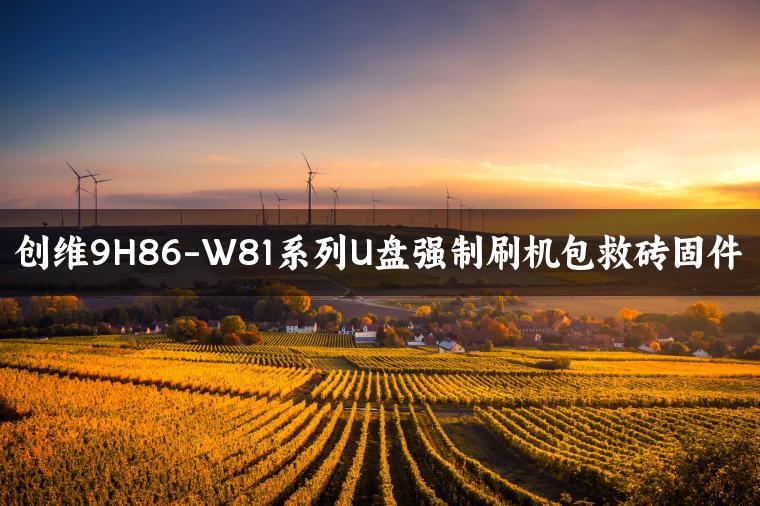 创维9H86-W81系列U盘强制刷机包救砖固件